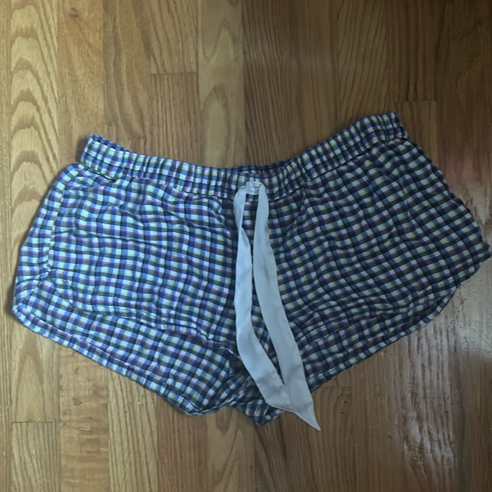 Aerie plaid pj shorts